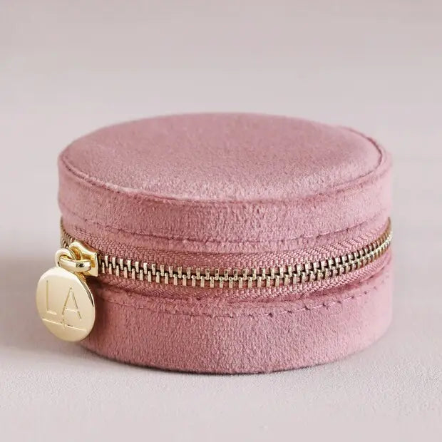 Velvet Round Mini Travel Case