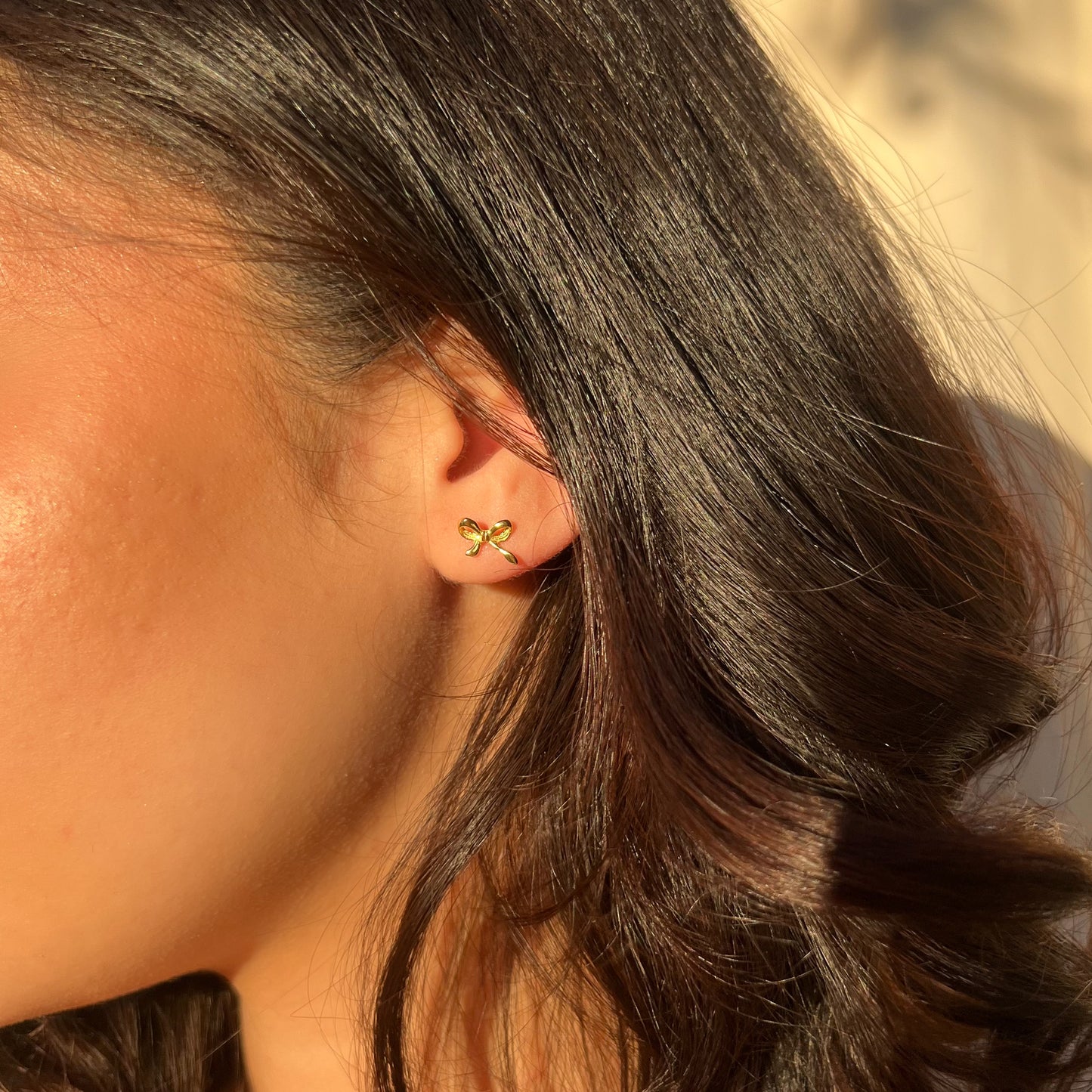 Dainty Bow Studs