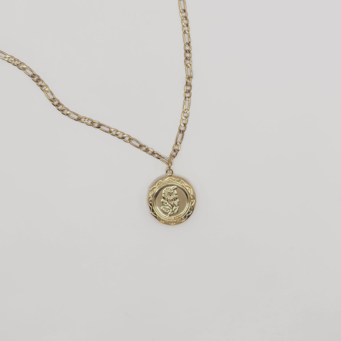 Rosa Locket Necklace