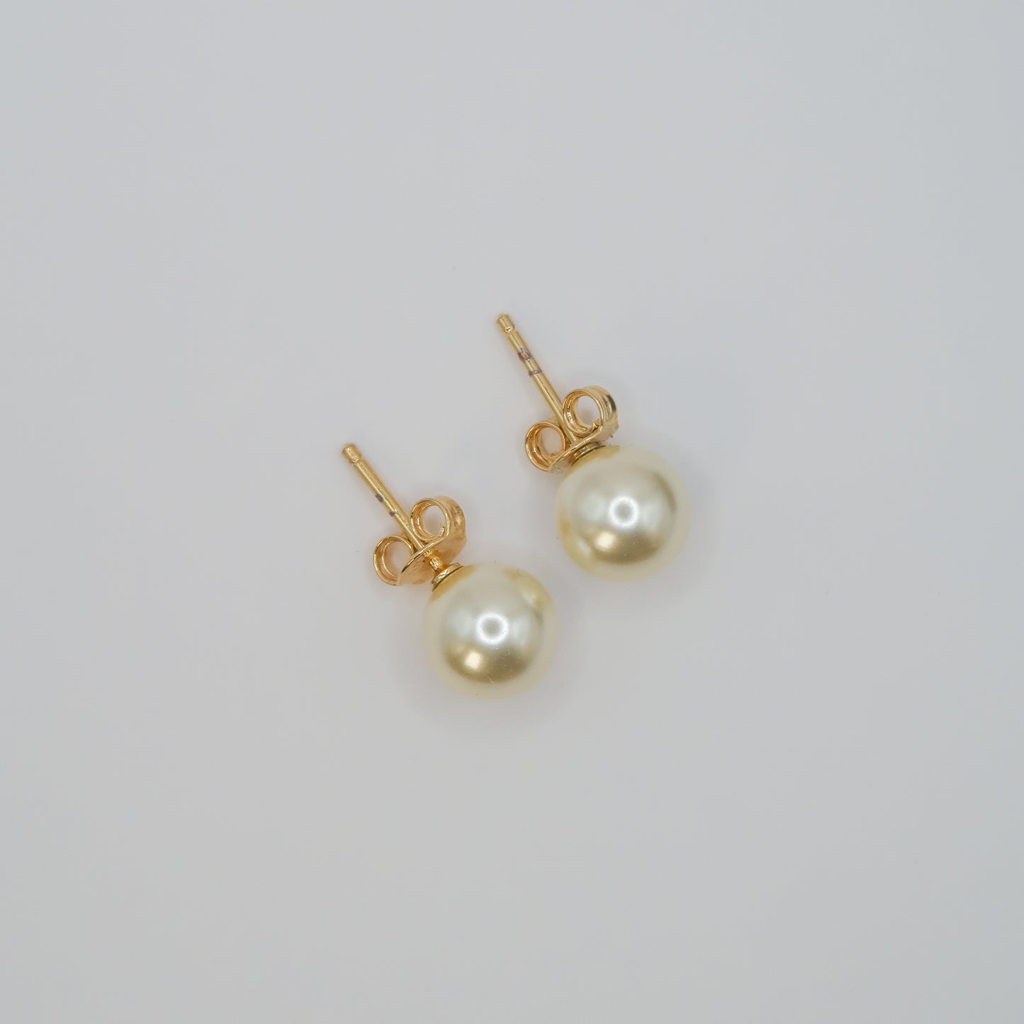 Classic Pearl Stud Earrings