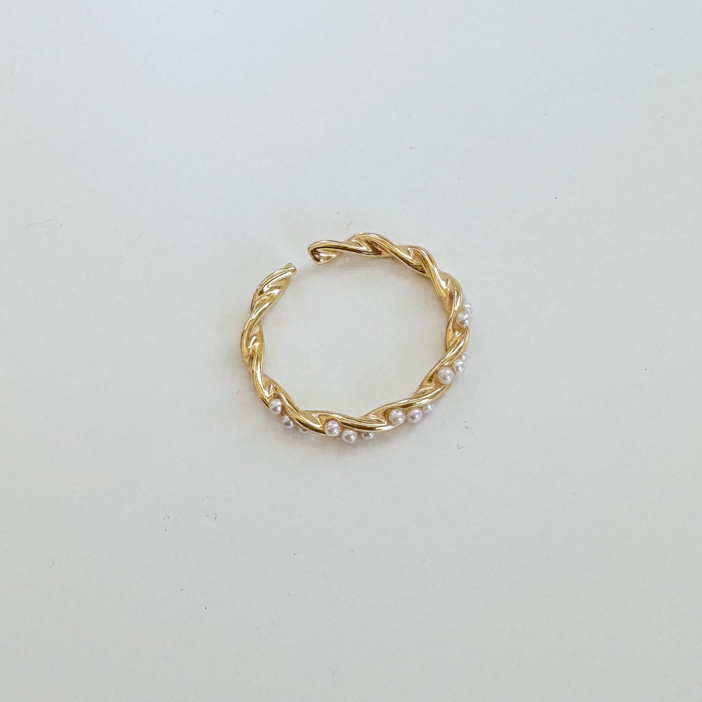 Lyra Dainty Pearl Ring
