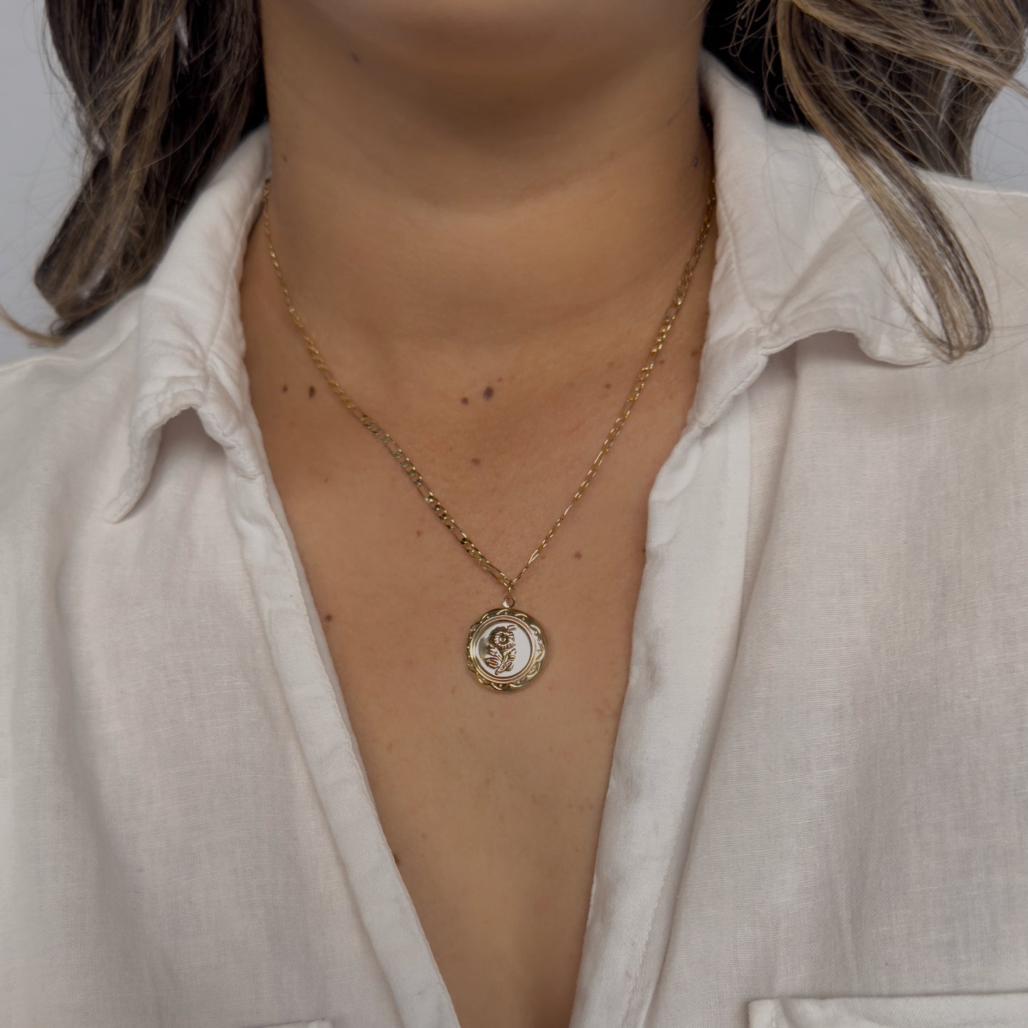 Rosa Locket Necklace