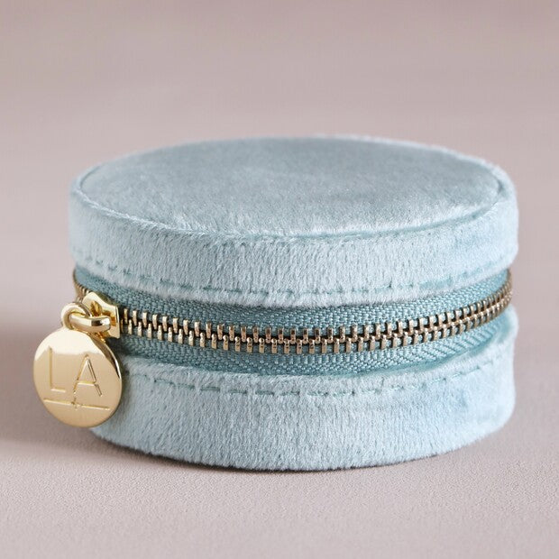 Velvet Round Mini Travel Case