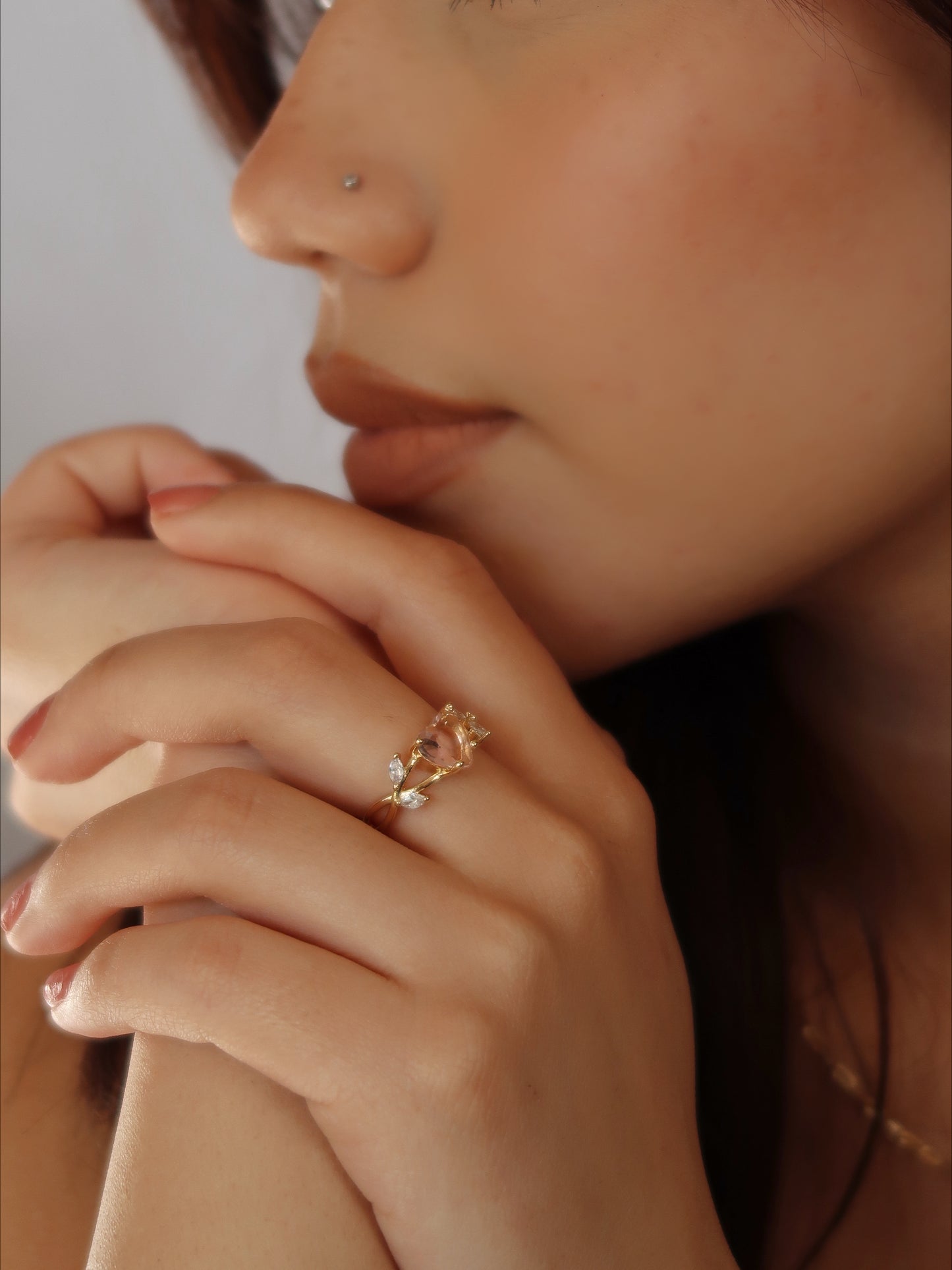 Amandine Heart ring