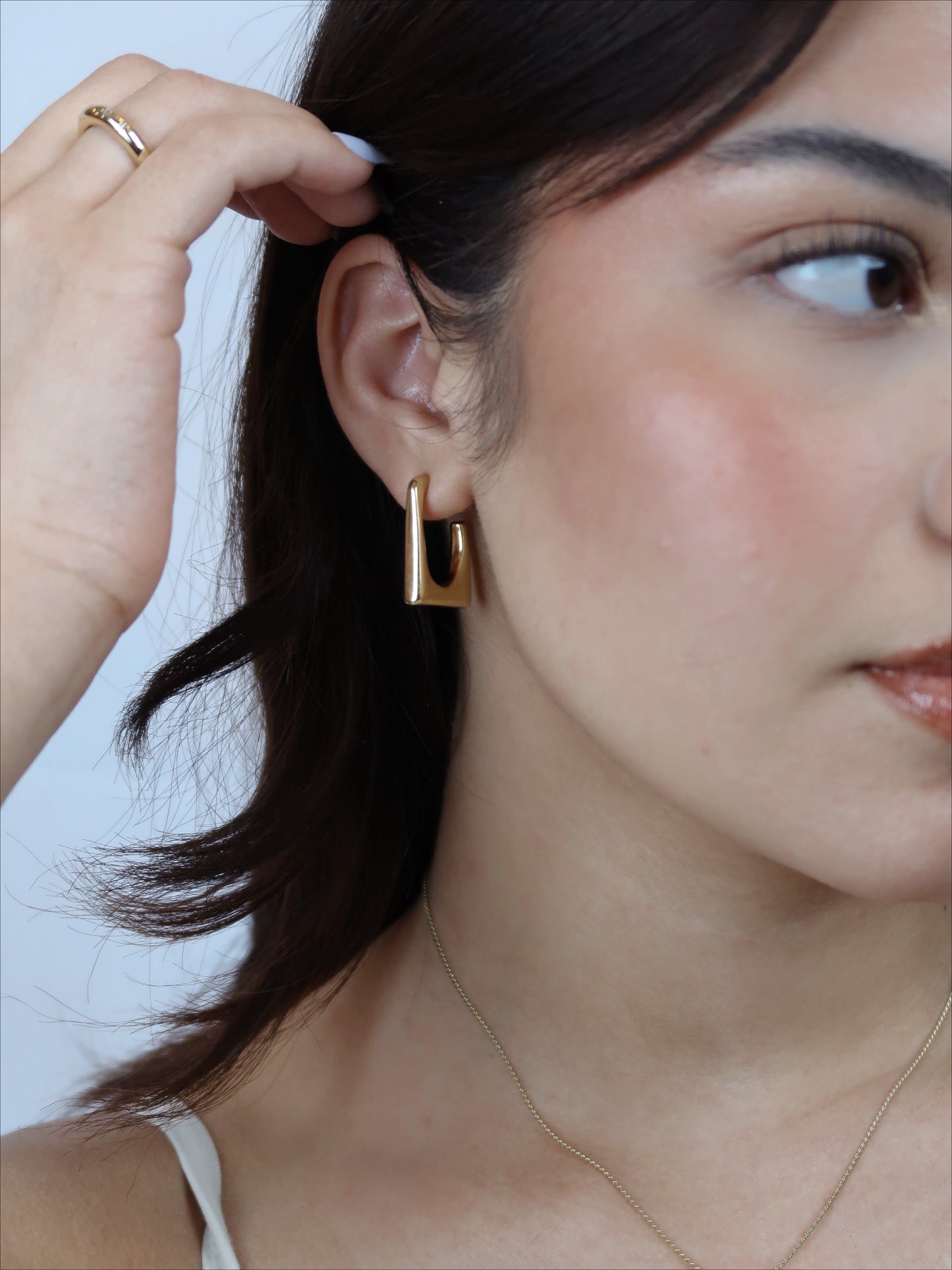 Gia Squared Hoops