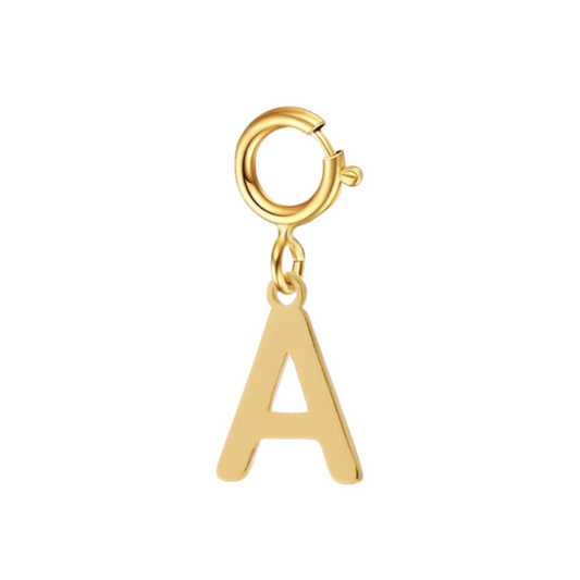 Buckle Initial Letter Charm