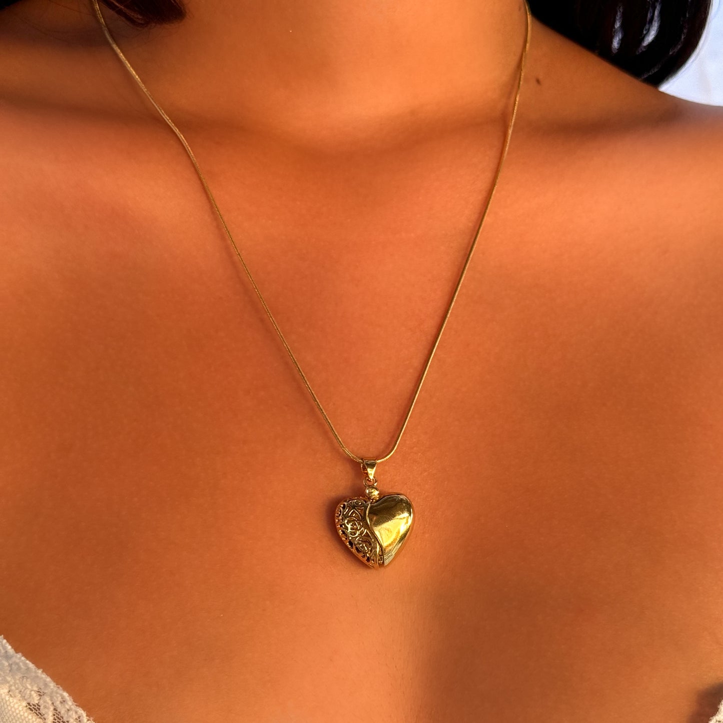 Amour Locket Necklace