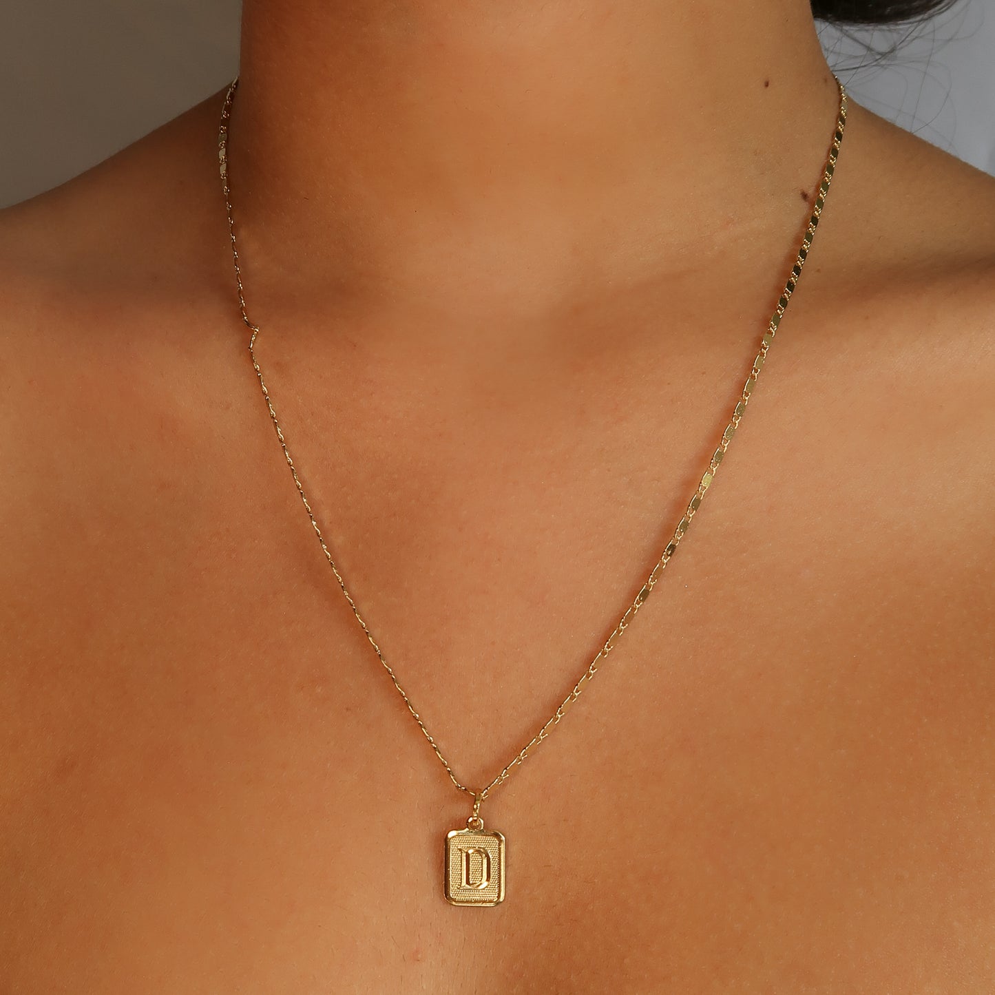 Lovers Initial Pendant Necklace