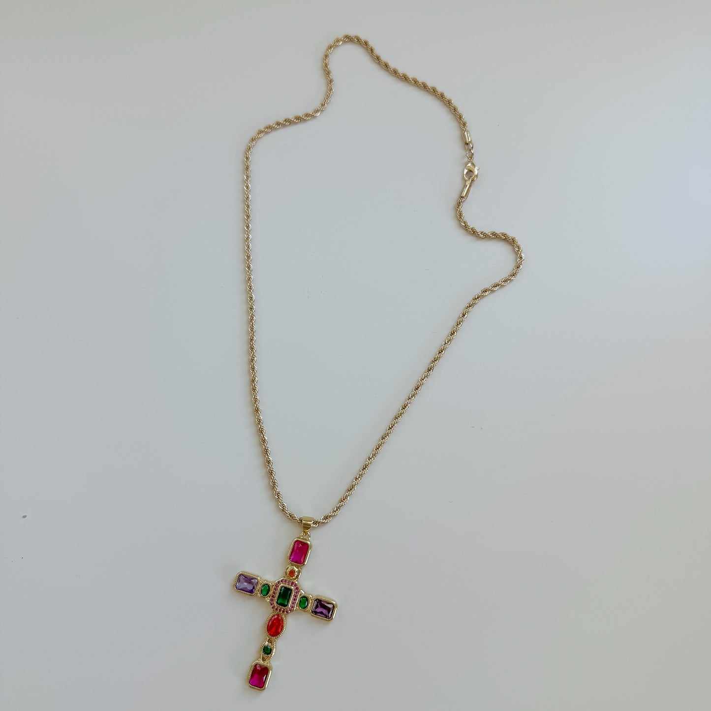 Zelena Cross Necklace