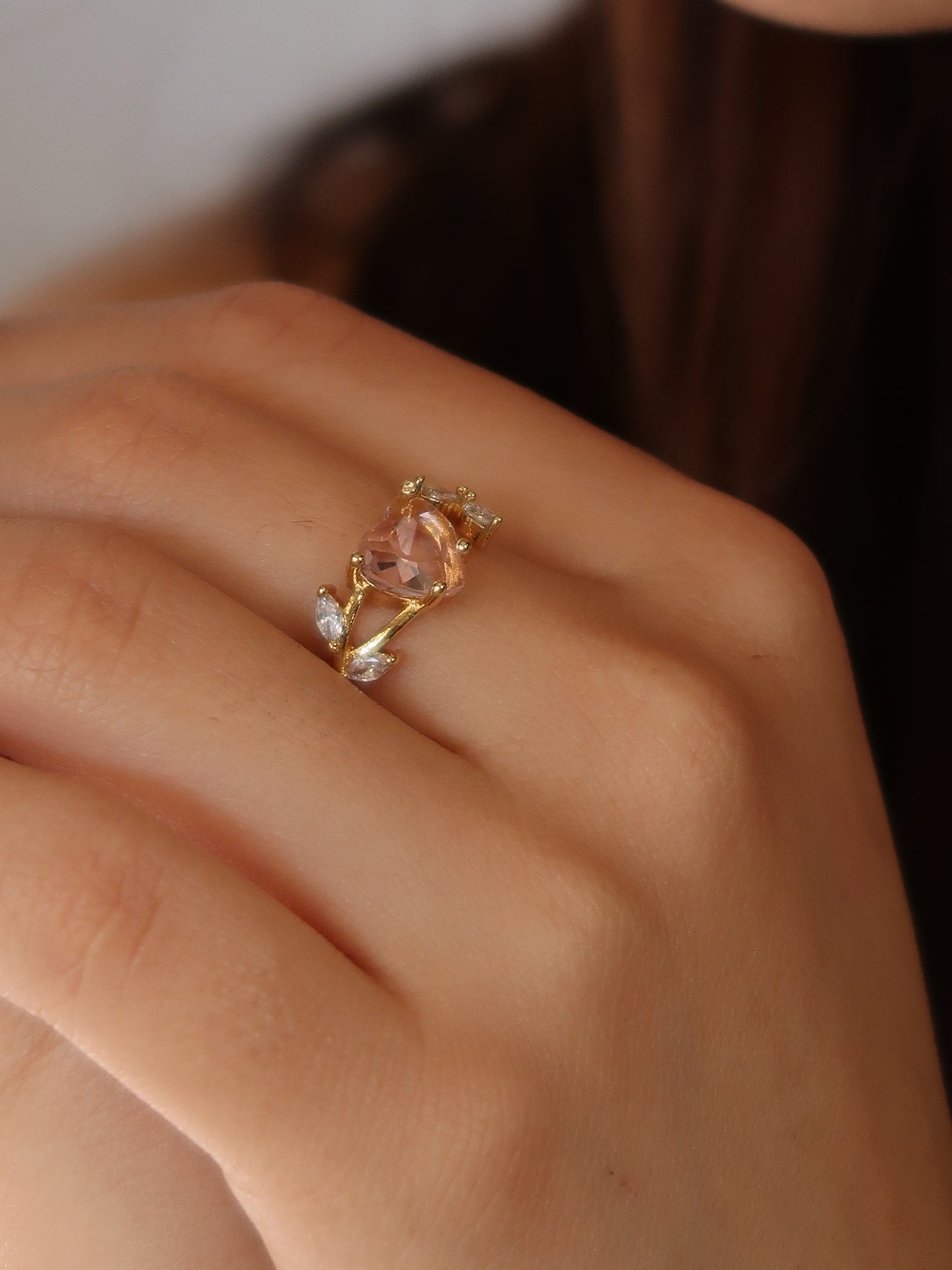 Amandine Heart ring