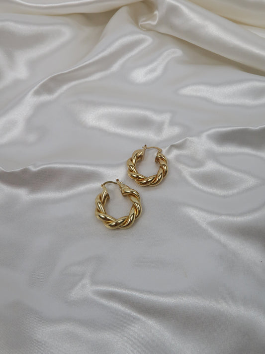 Adreanna Twisted Hoops